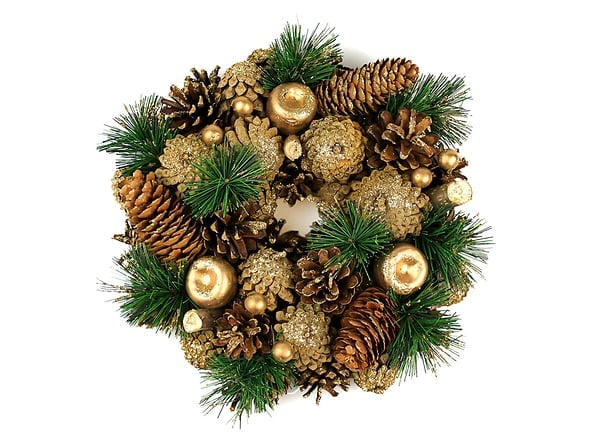 Wianek dekoracyjny bożonarodzeniowy