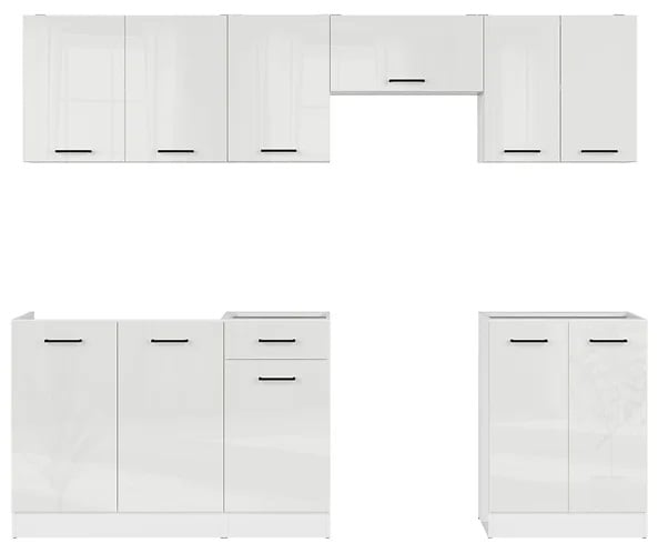 Komplet kuchenny Junona Line 240 kredowy połysk