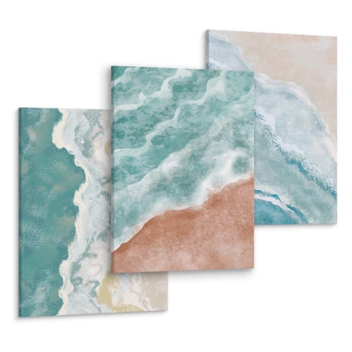 obrazy abstrakcyjne morskie krajobrazy