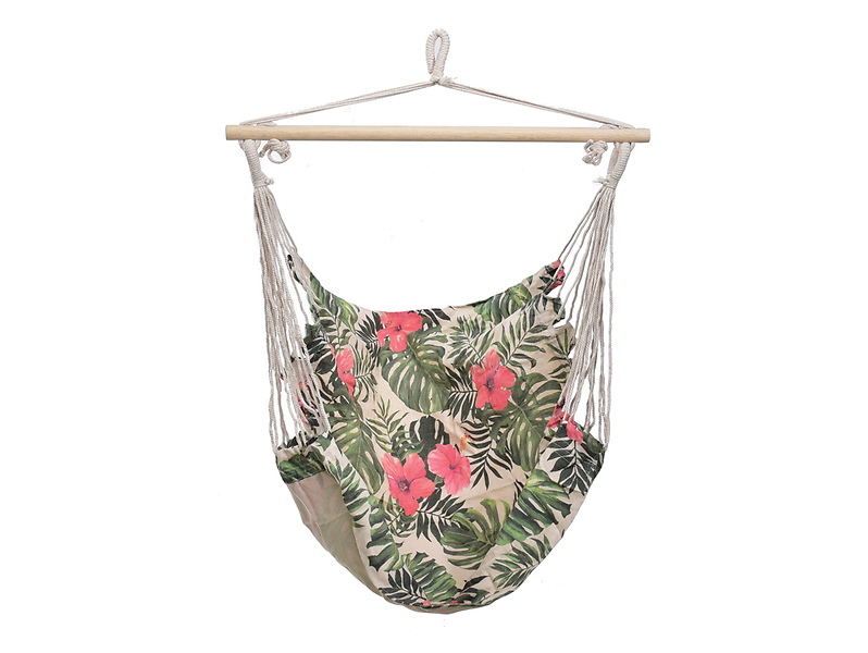 Krzesło brazylijskie w tropikalne rośliny