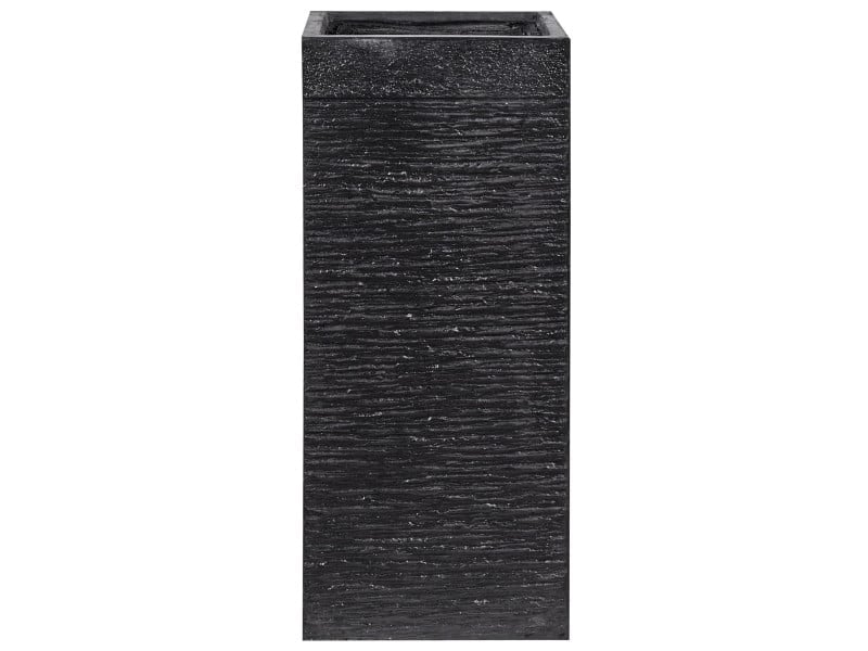 Doniczka kwadratowa czarna