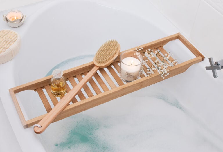 Półka łazienkowa Bamboo Spa - aranżacja