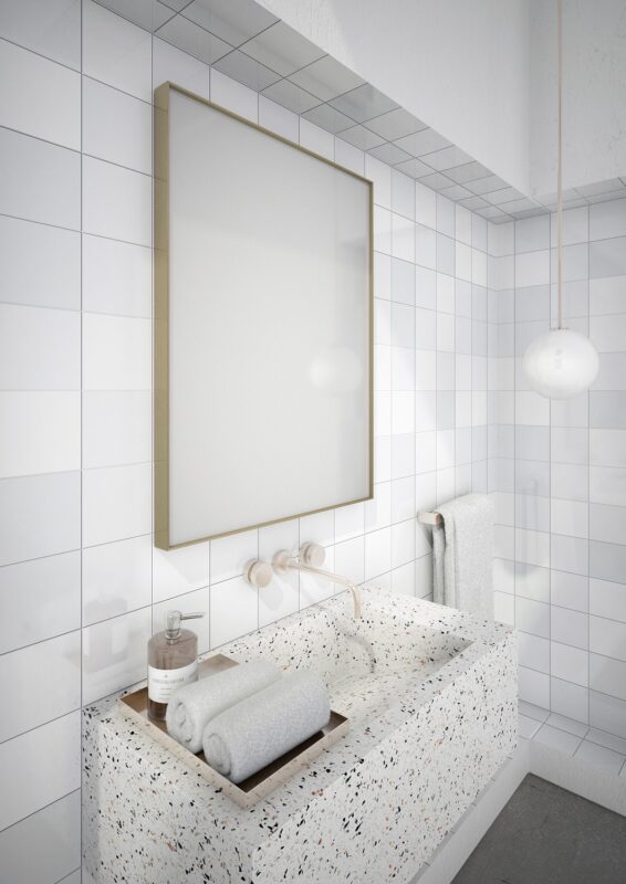 Lustro ścienne Stark Gold 60x80 cm złote