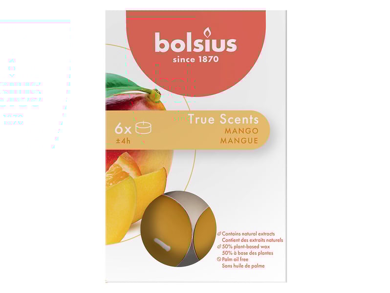 Podgrzewacze True Scents Mango Bolsius