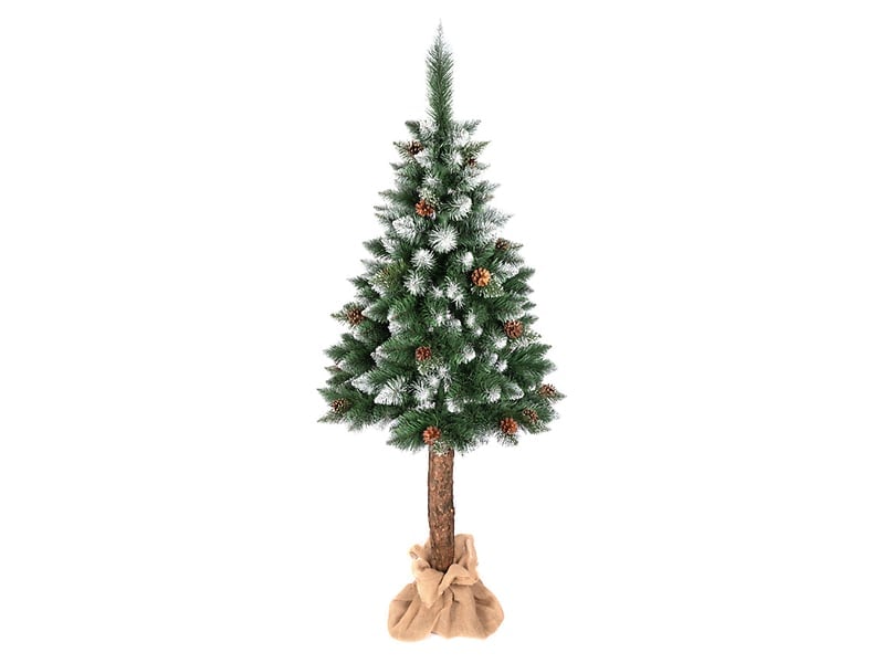 Sztuczna choinka na pniu Sosna diamentowa