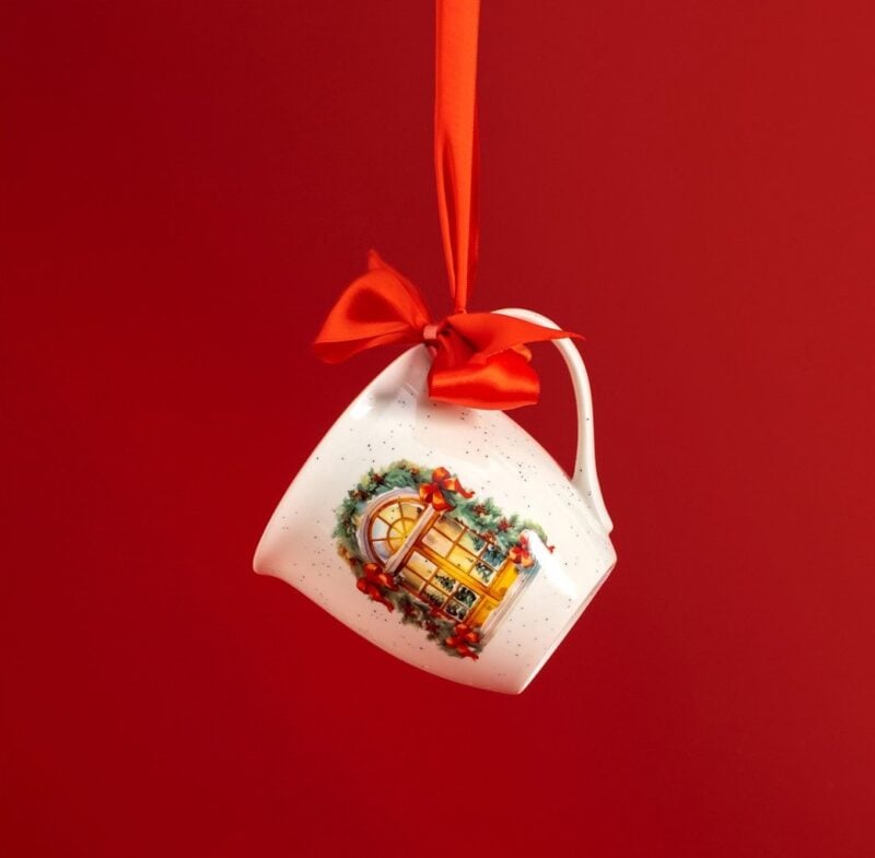 Kubek porcelanowy Świąteczne Girlandy