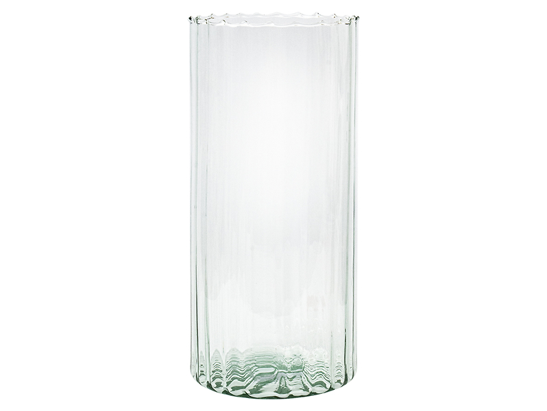 Wazon szklany 30 cm transparentny