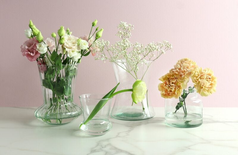 Wazony z polskiej Huty Szkła Ładna