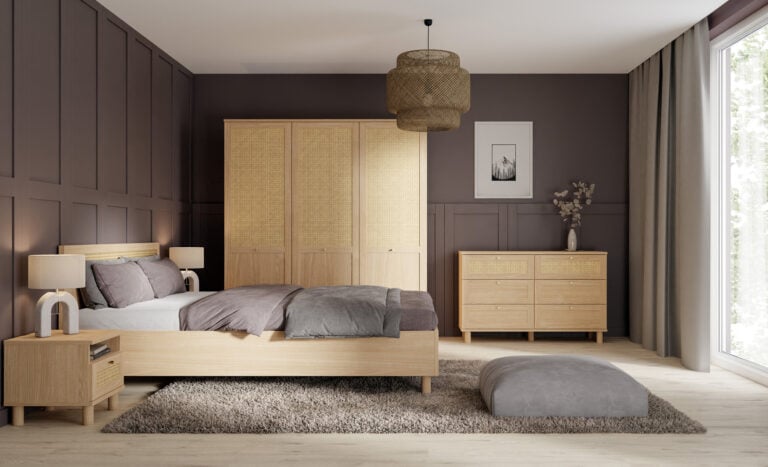 Kolekcja mebli Caloroso - aranżacja sypialni