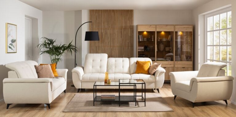 Kolekcja Doria w aranżacji salonu