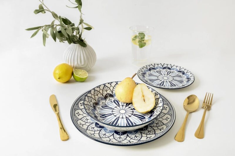 Komplet obiadowy Lisboa porcelanowy