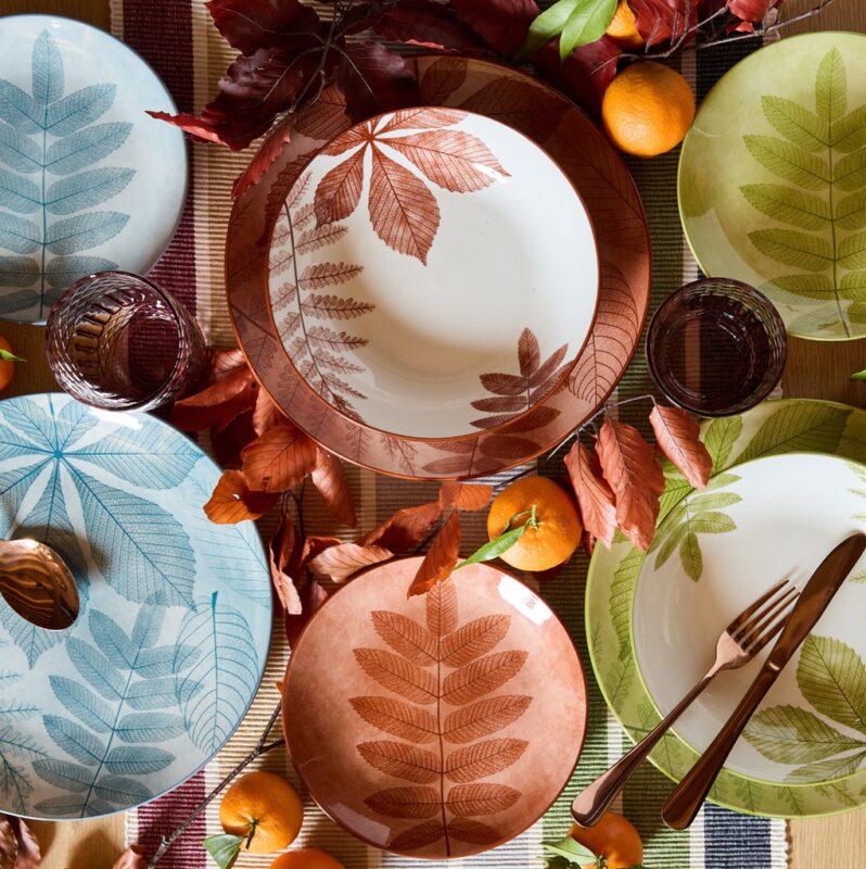 Komplet obiadowy Madison Natura Tongana porcelana