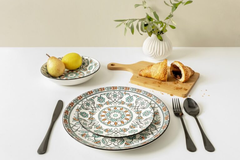 Komplet obiadowy Porto porcelanowy