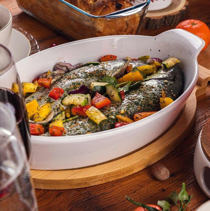 Naczynie do zapiekania ceramiczne Moderno