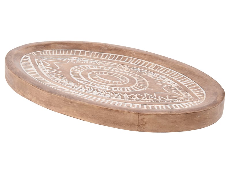 Patera dekoracyjna z drewna mango