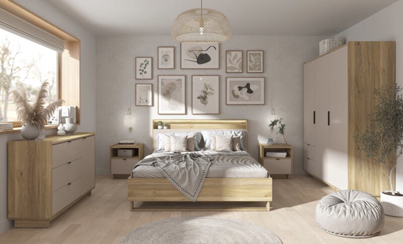 Meble Dalva - aranżacja sypialni