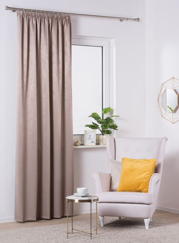 Zasłona York beżowa