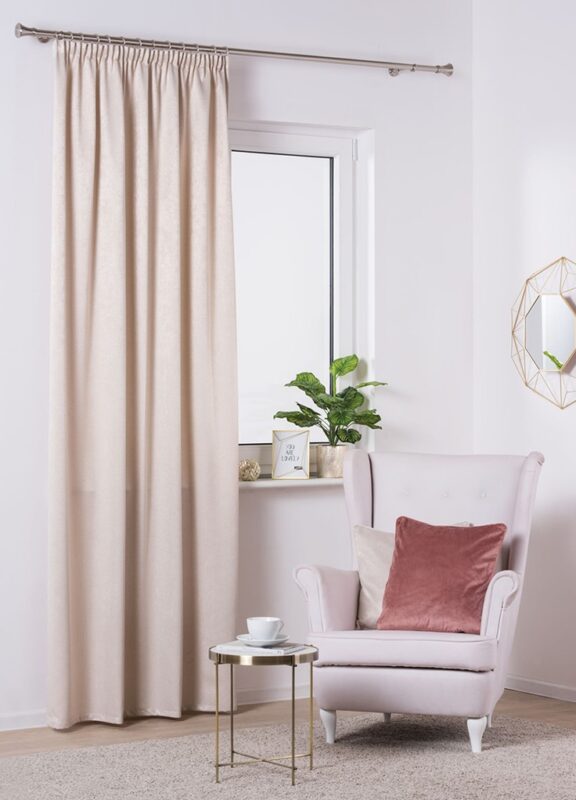 Zasłona York jasnobeżowa