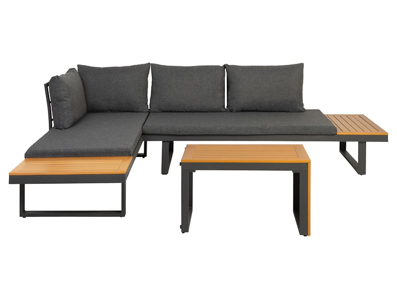 Zestaw mebli ogrodowych stalowych Luizjana