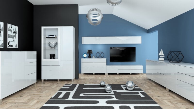 Kolekcja mebli Poole - aranżacja salonu