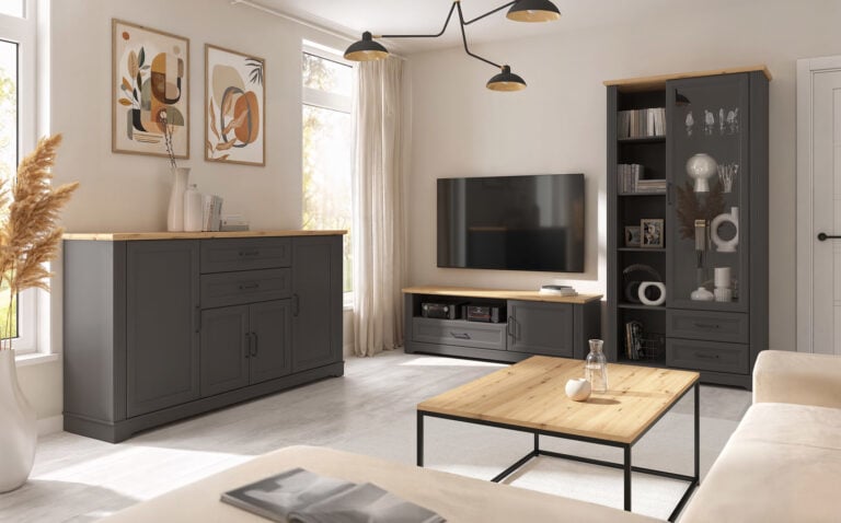 Kolekcja mebli Tolmin - aranżacja salonu