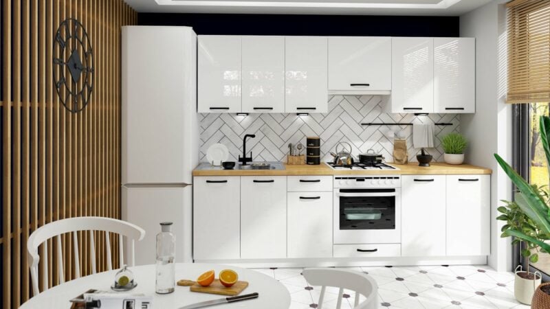 Komplet kuchenny Top Line biały połysk