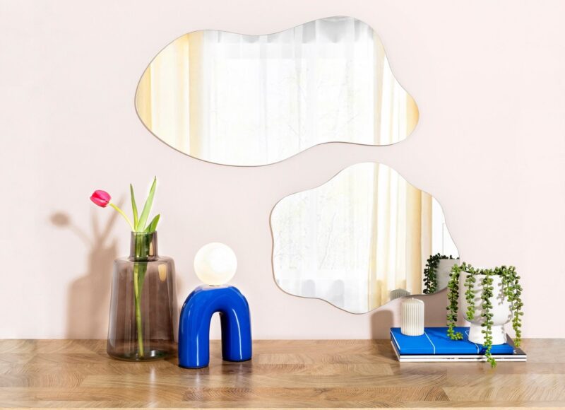 Lustro ścienne dekoracyjne Topaz