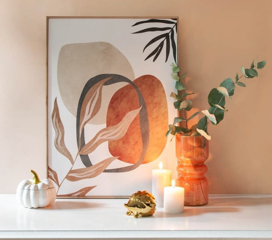 Ceramiczny pojemnik Dynia - aranżacja