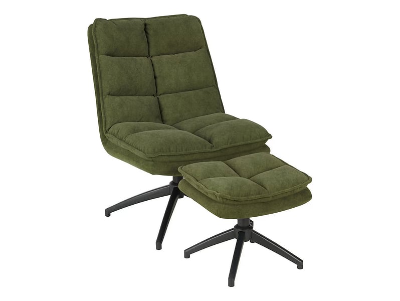 Fotel z podnóżkiem Tekla