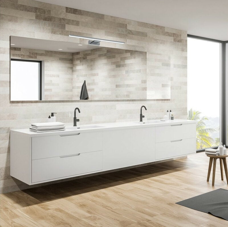 Kinkiet Shine LED - aranżacja łazienki