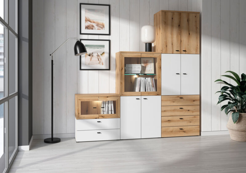 Meble z kolekcji System 64 - aranżacja salonu