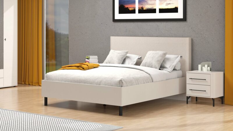 Aranżacja sypialni z łóżkiem Serdica