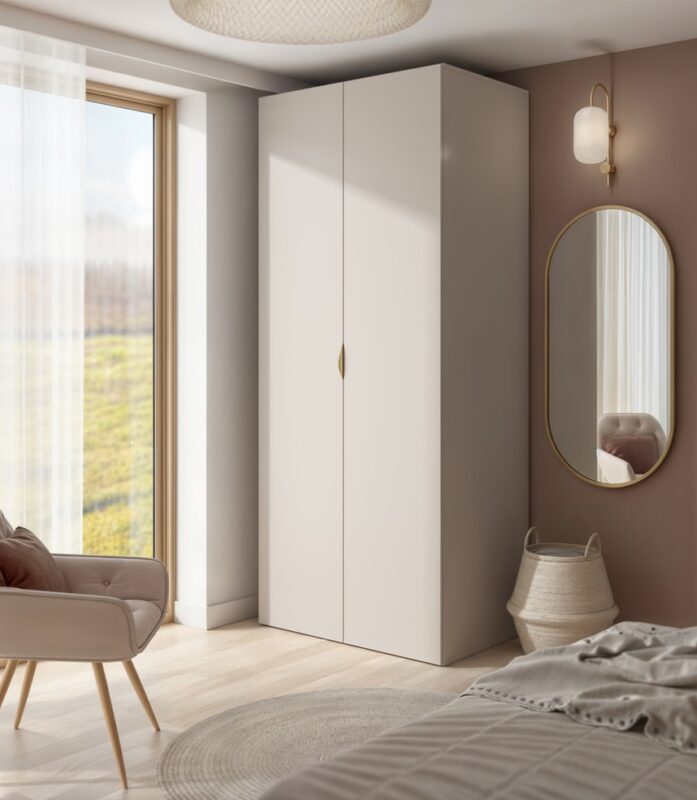 Szafa dwudrzwiowa Flex 100 cm kaszmir