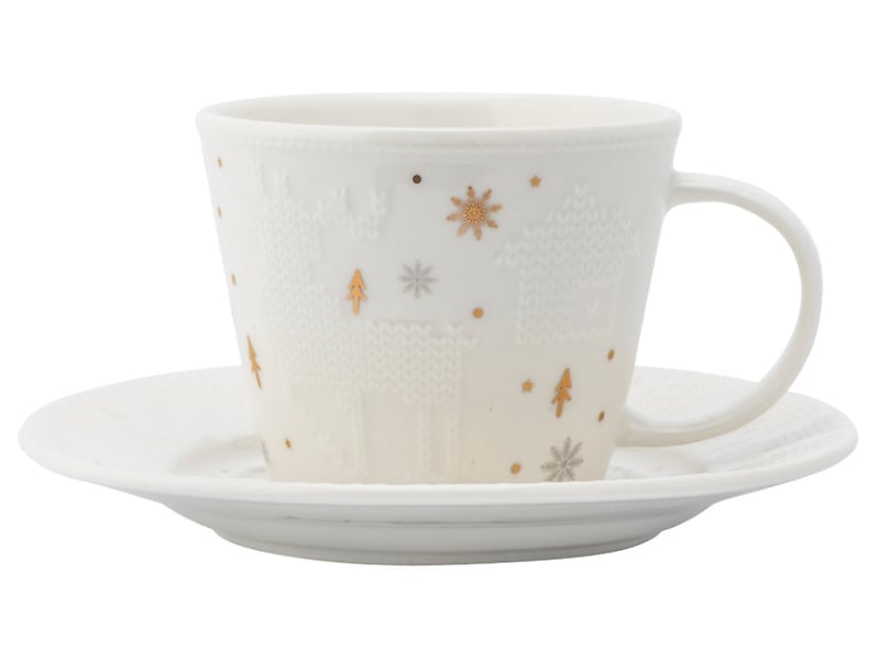 Filiżanka porcelanowa ze spodkiem