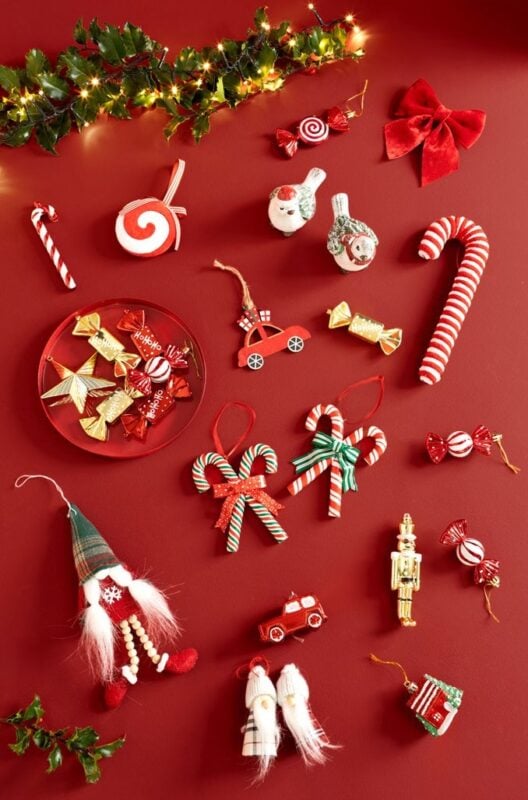 Komplet 4 bombek dekoracyjnych Candy