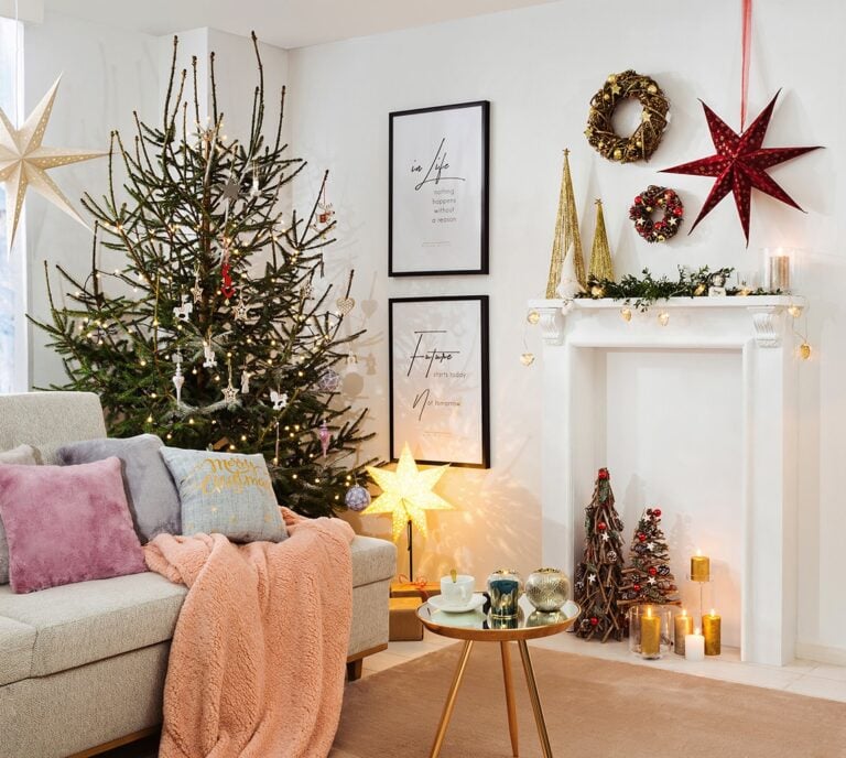 Lampa stołowa Solvalla papierowa złota