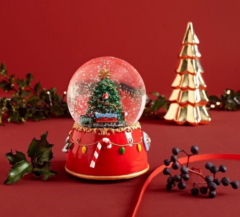 Pozytywka choinka w szklanej kuli