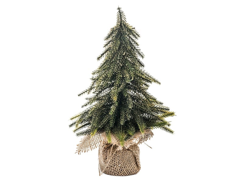 Sztuczna choinka w jucie