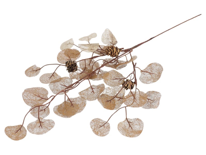 Sztuczna gałązka dekoracyjna ecru