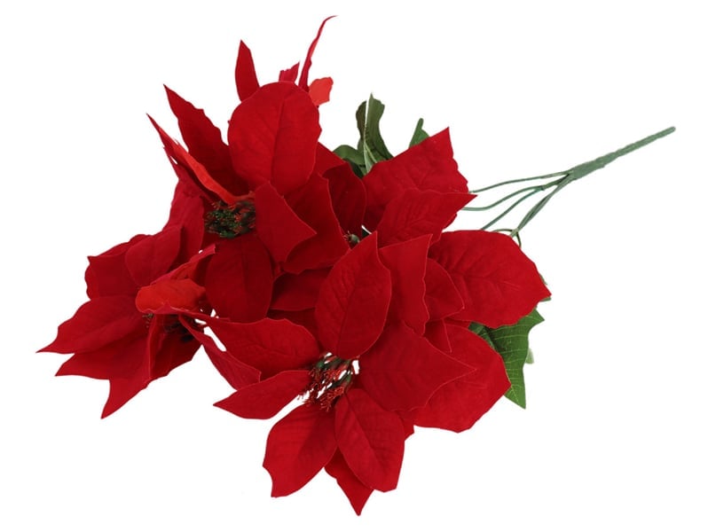 Sztuczny bukiet Poinsettia