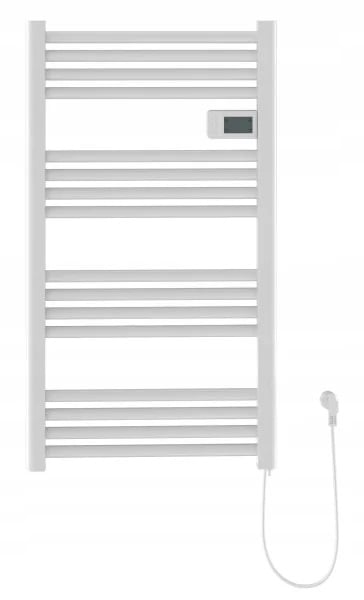 Grzejnik elektryczny 500W biały 3tryby drabinkowy