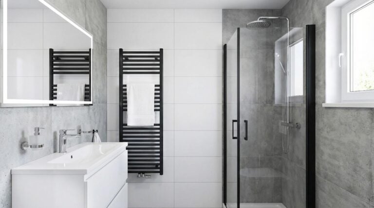 Grzejnik elektryczny w łazience