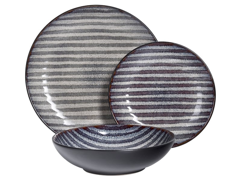 Komplet obiadowy ceramiczny Hana