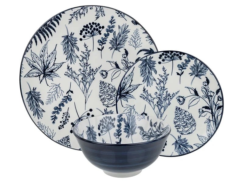 Komplet obiadowy porcelanowy Piante