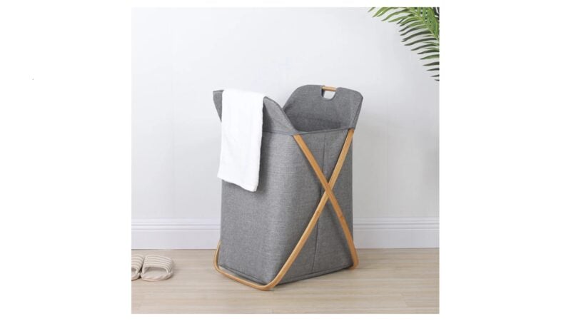 Kosz na pranie składany tekstylny 50L