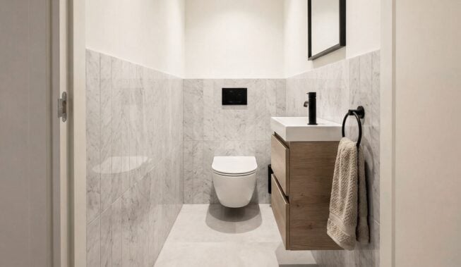 Masz bardzo małe WC? Aranżacje, które pokochasz! | czytaj na blogu BRW