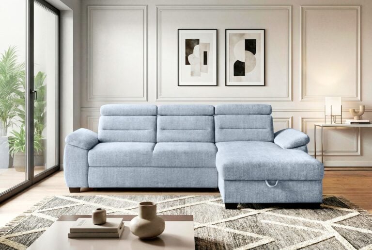 Narożnik Aguda niebieski