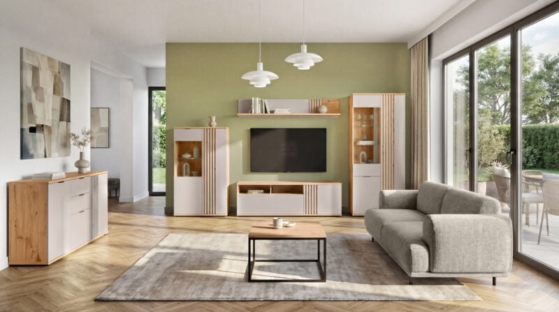 Meble z kolekcji Brevas w aranżacji salonu