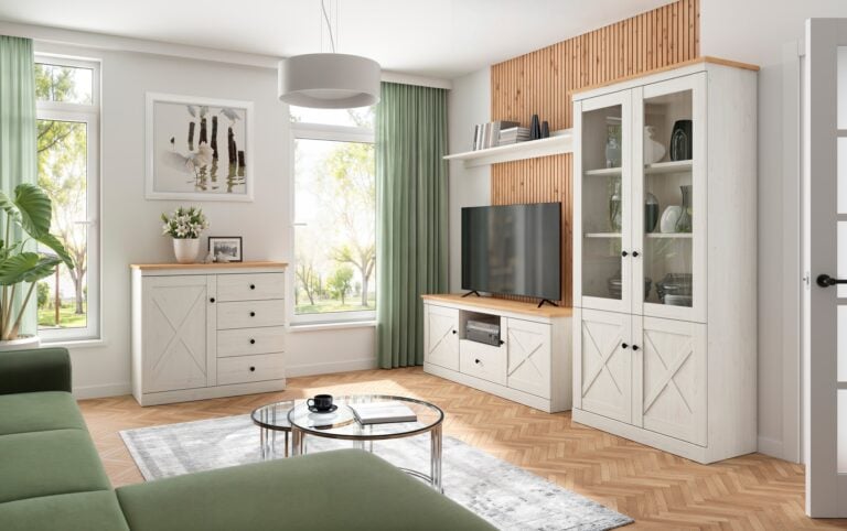 Meble z kolekcji Frija w aranżacji pokoju dziennego