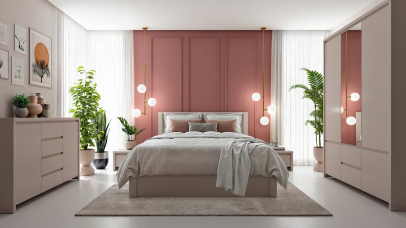 Sztukateria w sypialni – aranżacja w stylu nowoczesnym
